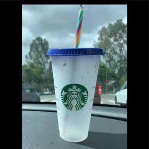 Reusable confetti Starbucks cup